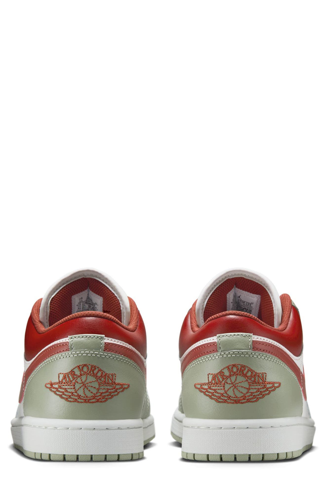 Nike Air Jordan 1 Low Sneaker, Alternate, color, Sail/ Jade Horizon