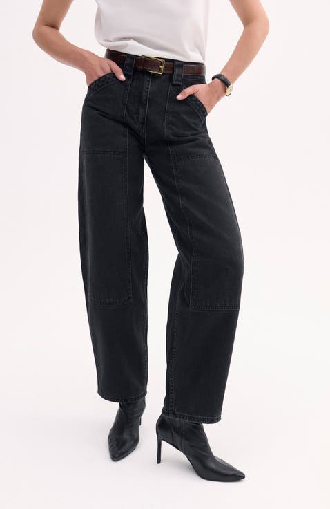 Denim Patch Pocket Pant