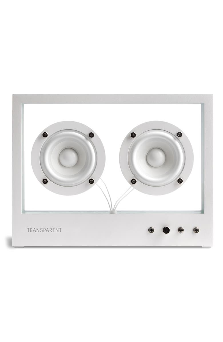 TRANSPARENT Sound Small Transparent Speaker, Alternate, color, White