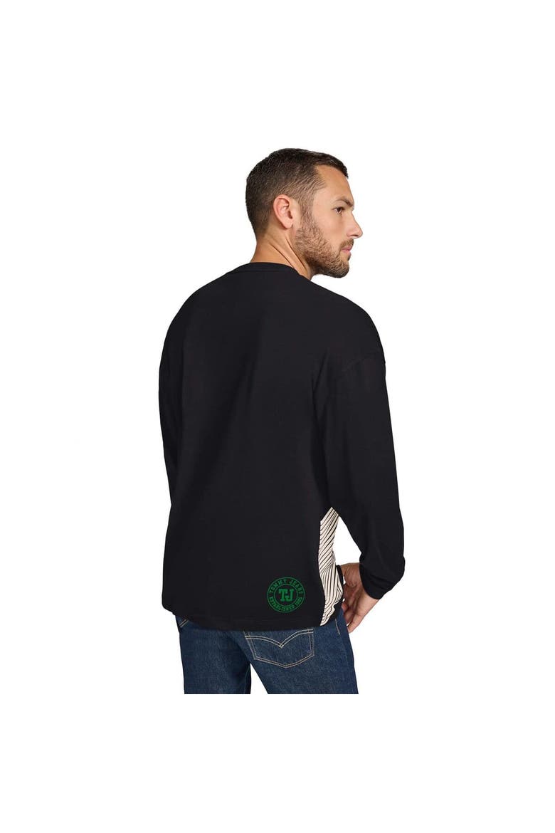 Men's Tommy Jeans Black Boston Celtics Lucas Long Sleeve T-Shirt, Alternate, color, Black