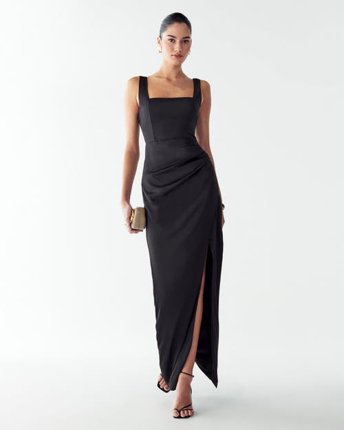 Willa Detroit Maxi Dress In Black