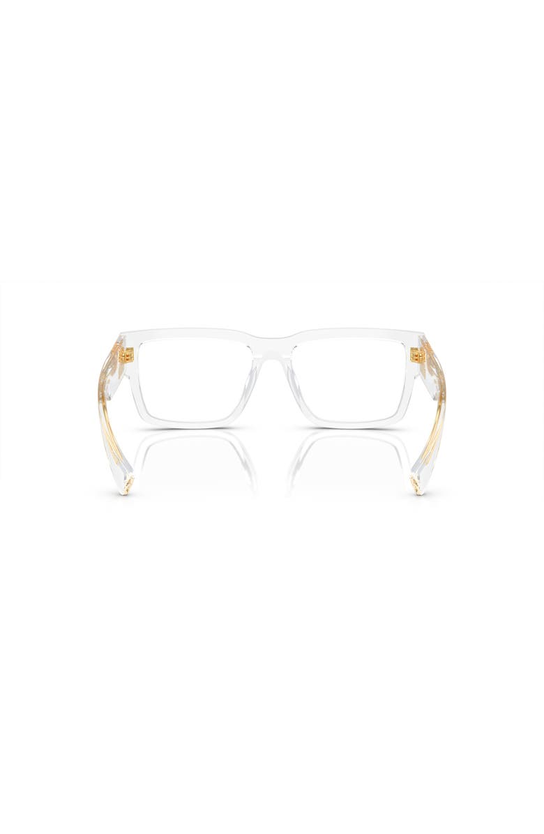 Miu Miu 54mm Rectangle optical glasses, Alternate, color, Transparent