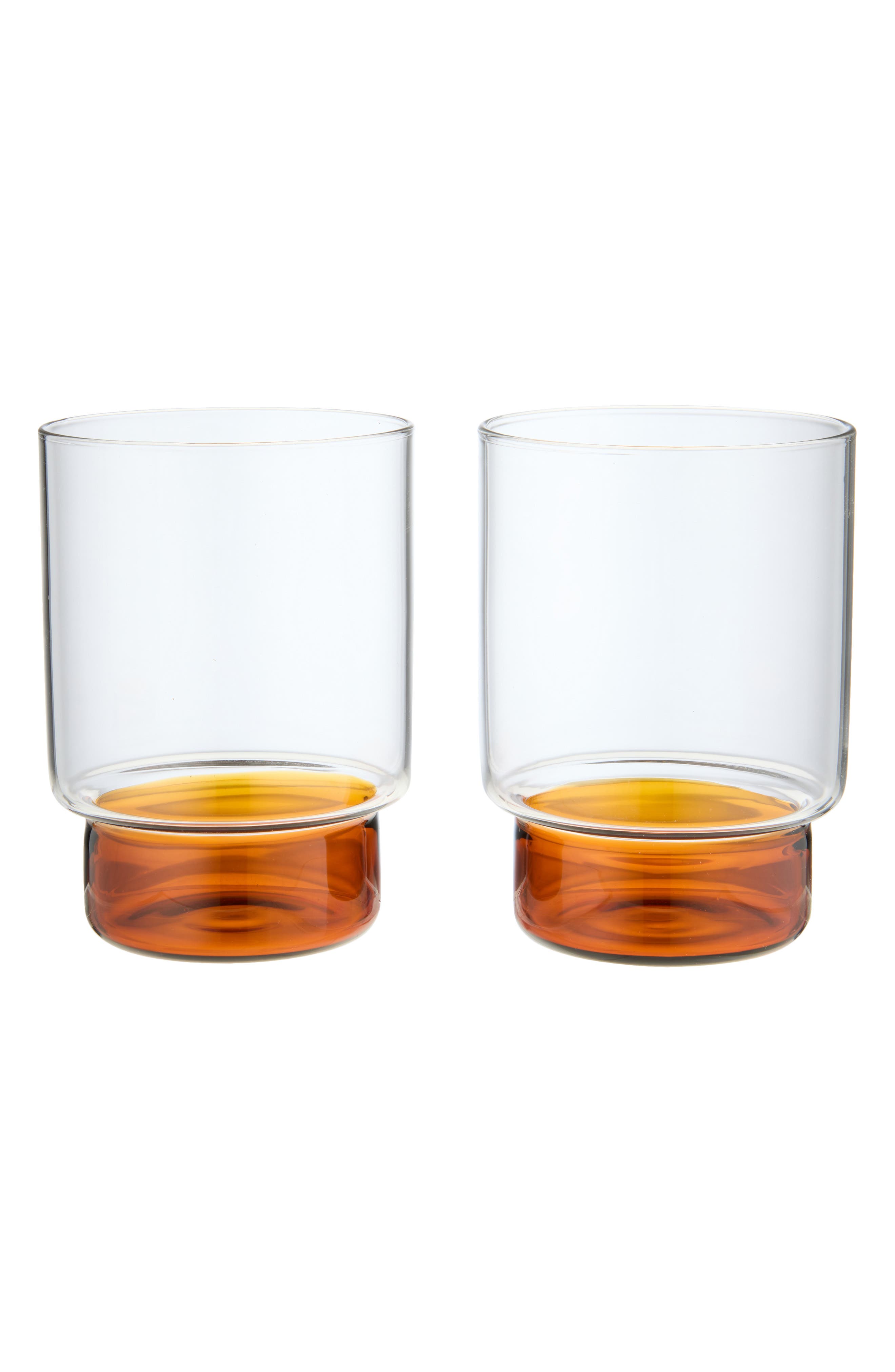 selected CLEAR + DARK AMBER