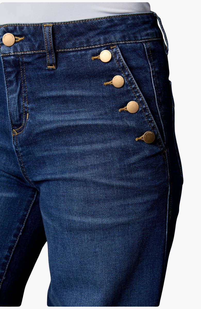 BLUE REVIVAL Selena Recycled Wide Leg Trouser, Alternate, color, 