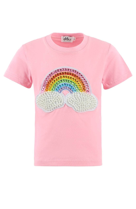 Rainbow Pearl Patch T-shirt