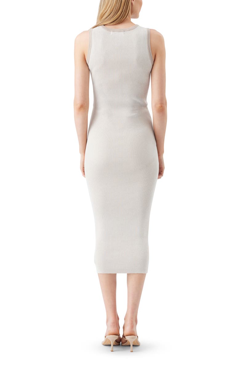 Ripe Maternity Noa Rib Knit Nursing Dress, Alternate, color, Natural / Taupe