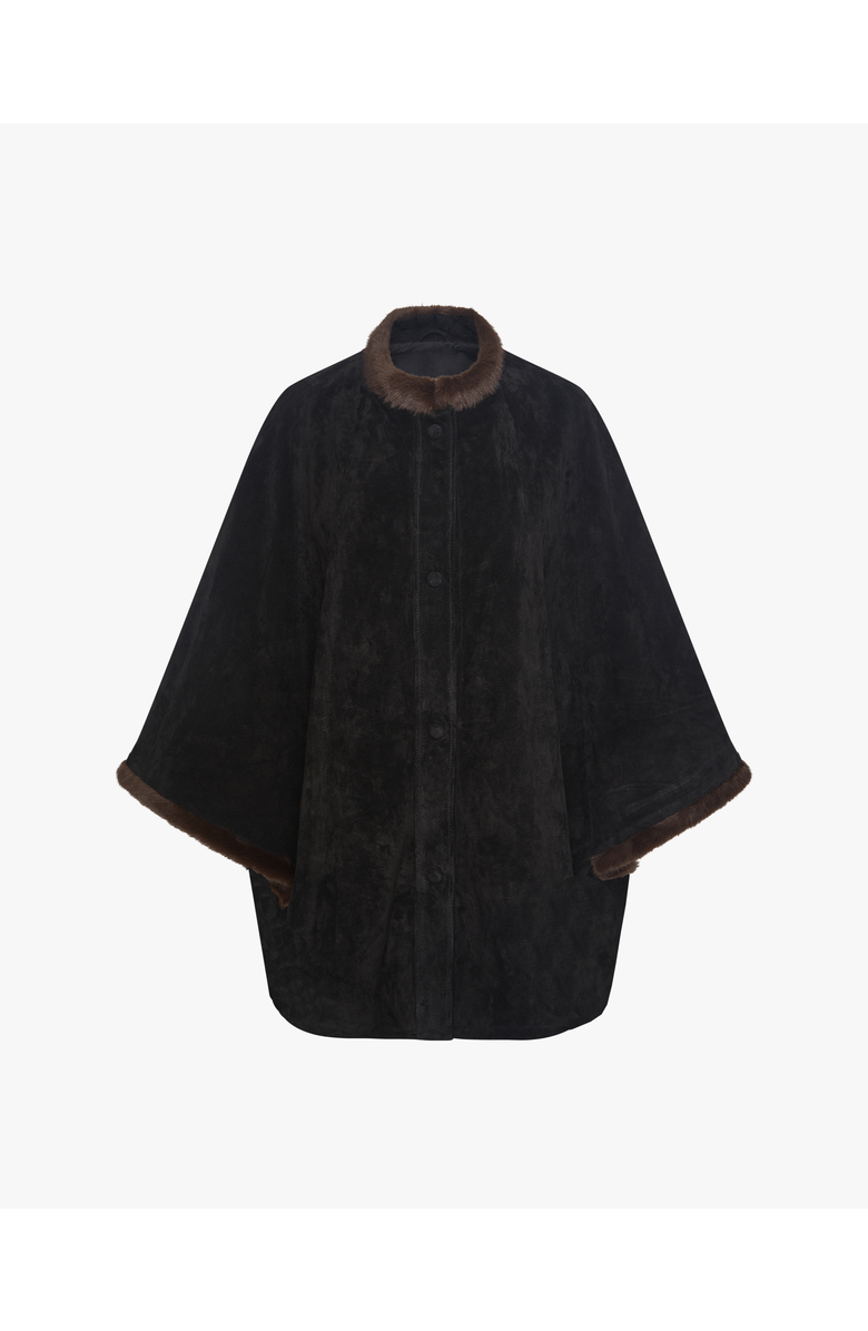 WeWoreWhat Premium Suede Poncho, Alternate, color,