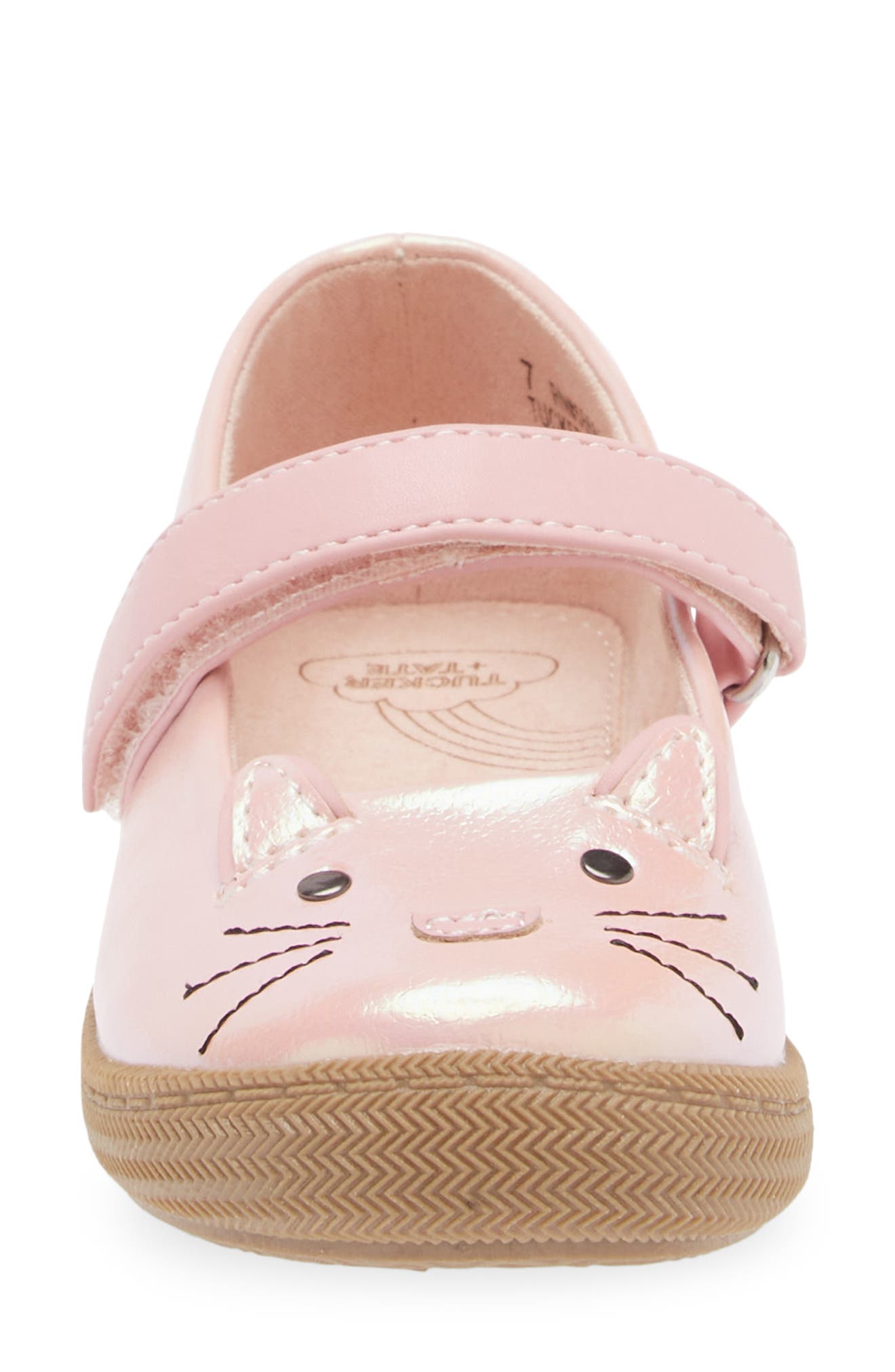 Kids' Kitty Cat Mary Jane, Alternate, color, PINK METALLIC