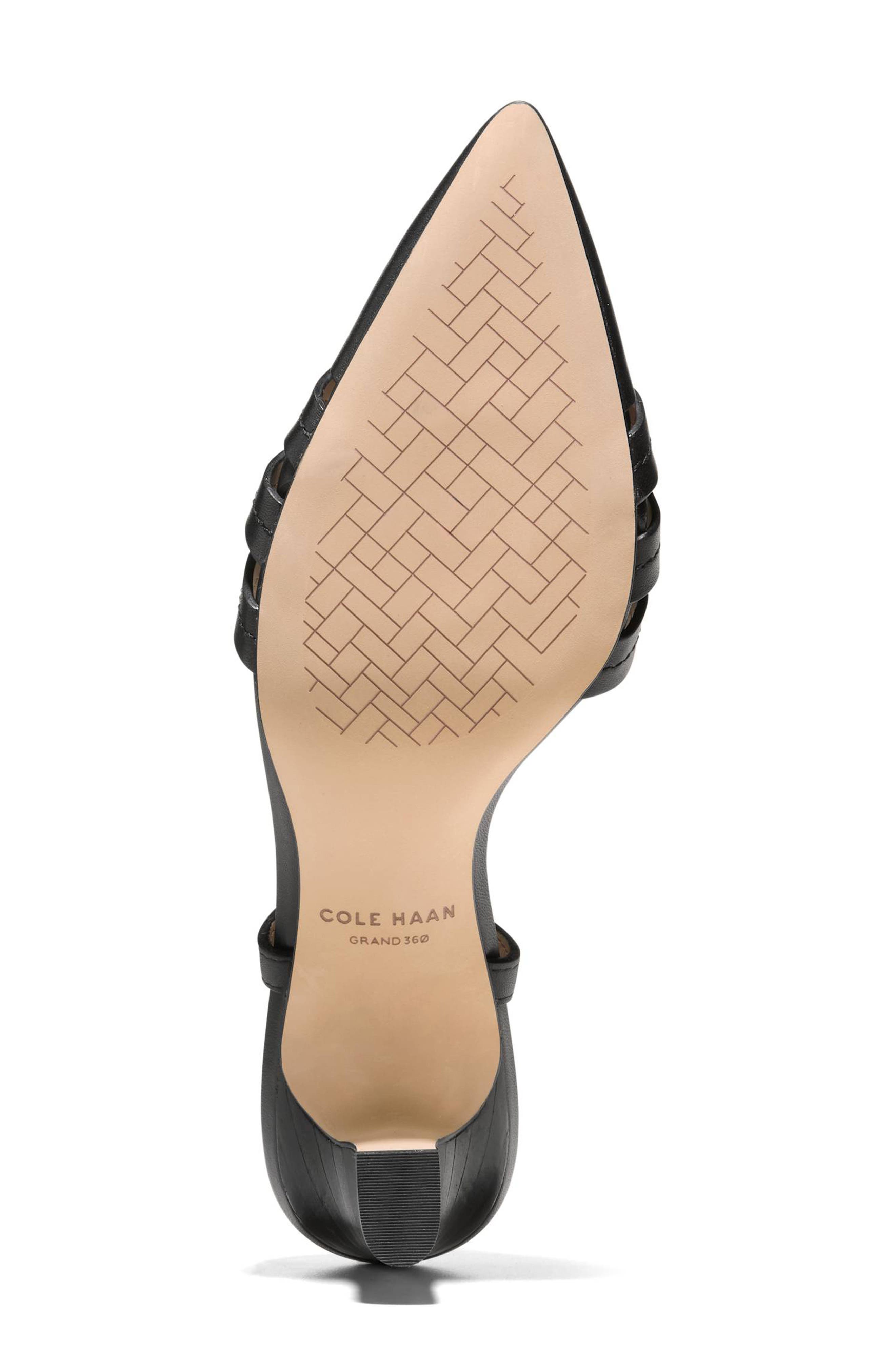 Cole Haan Mylah Slingback Pump, Alternate, color, Black Leather