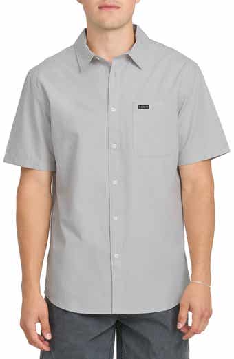 Shore Break Classic Short Sleeve Cotton Button-Up Shirt