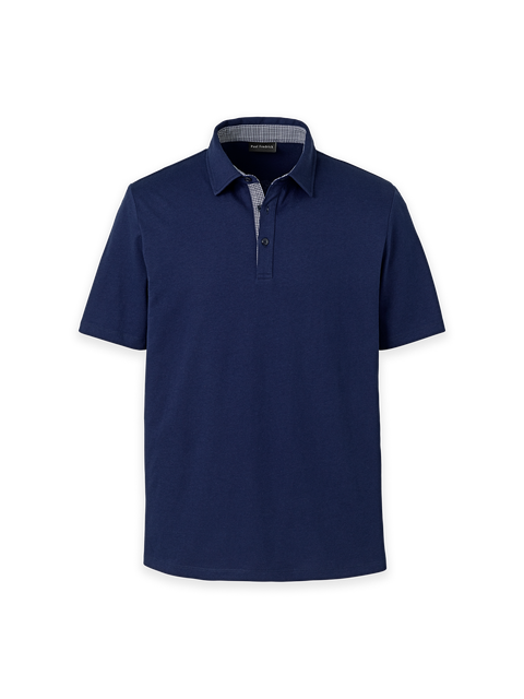 Mercerized Cotton Three Button Polo