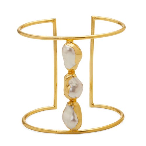 Dhwani Bansal Kora Bracelet In Gold Plated