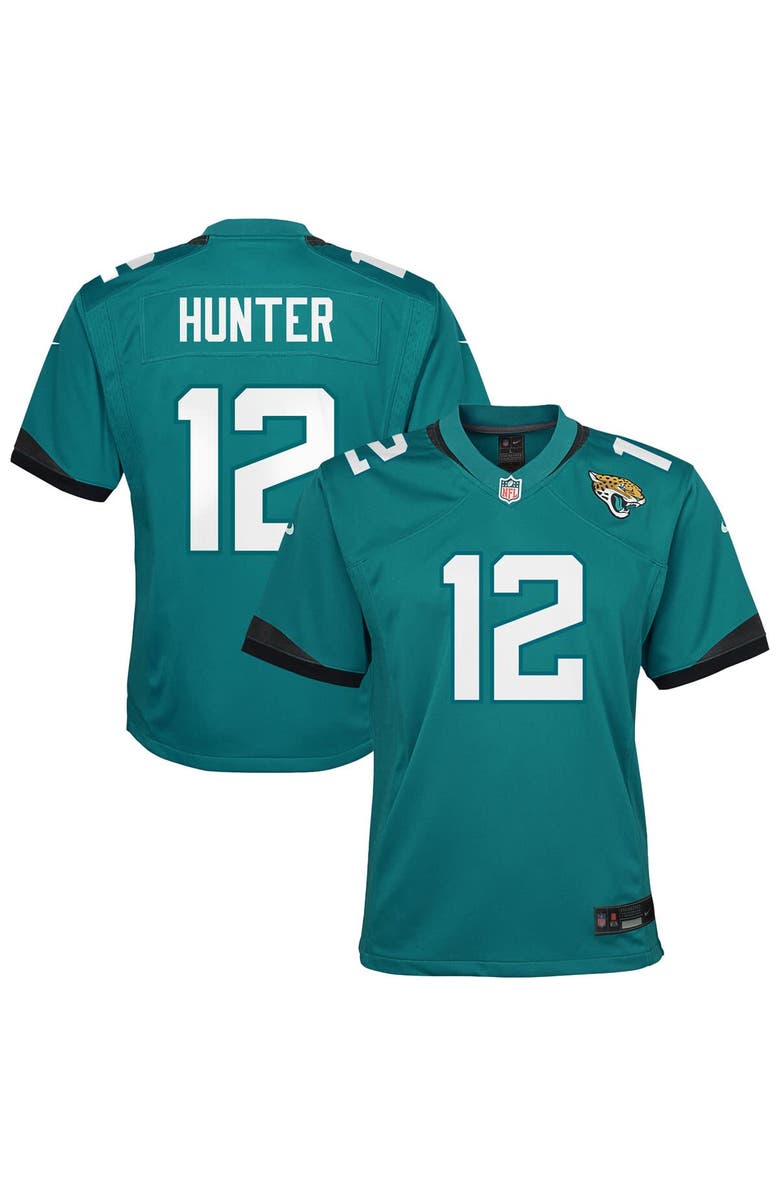 Nike Youth Nike Travis Hunter Teal Jacksonville Jaguars Team Game Jersey, Main, color, Teal