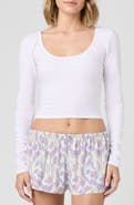Florence by Mills Fitted Long Sleeve Crop Top