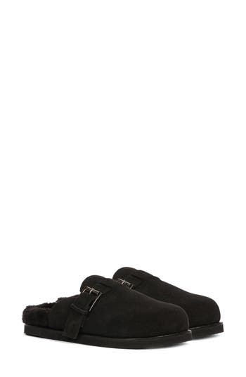 Saint G Levy Faux Fur Platform Slide Sandal