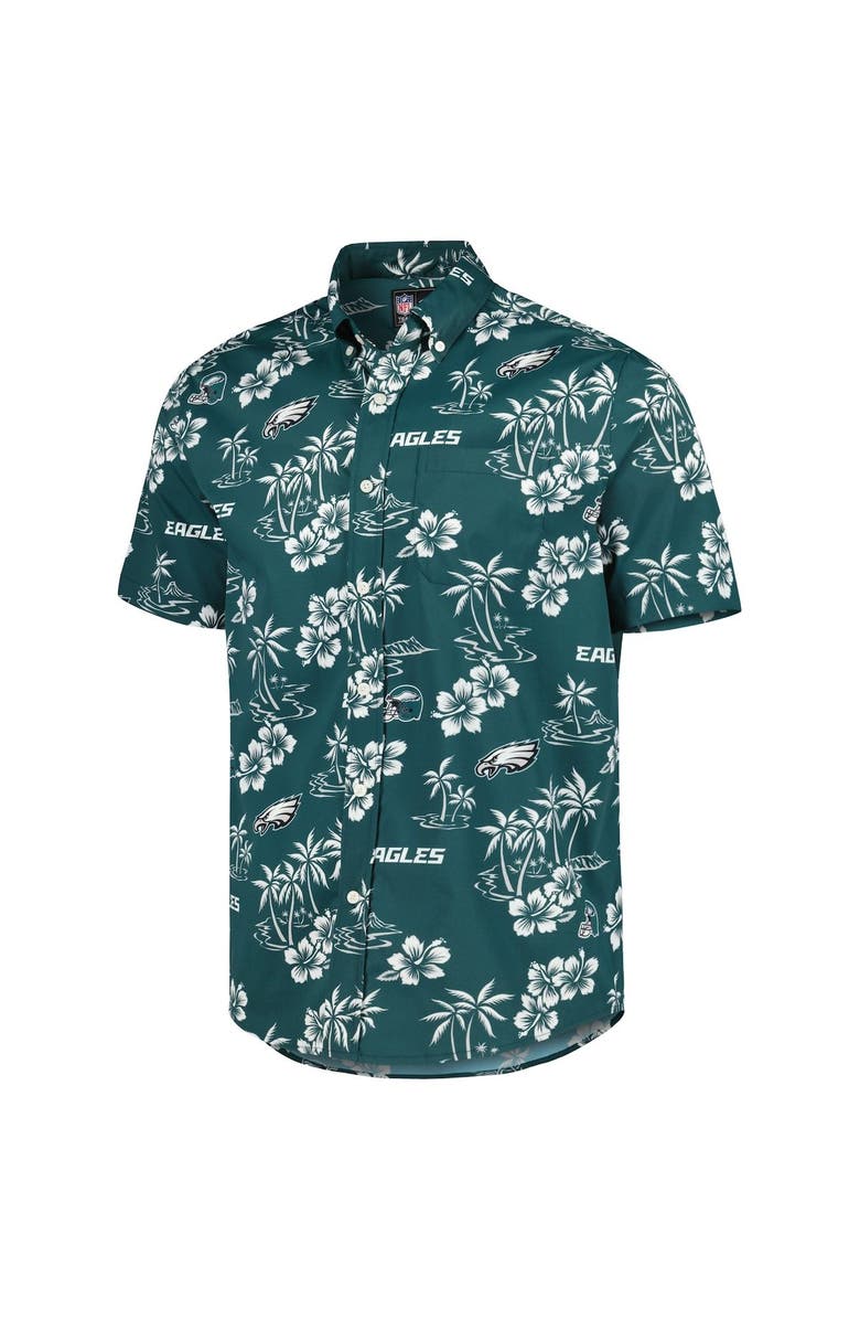 Reyn Spooner Men's Reyn Spooner Midnight Green Philadelphia Eagles Kekai Button-Up Shirt, Alternate, color, 