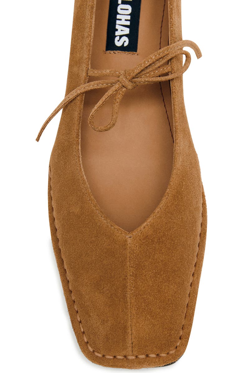ALOHAS Sway Square Toe Ballet Flat, Alternate, color, Tan