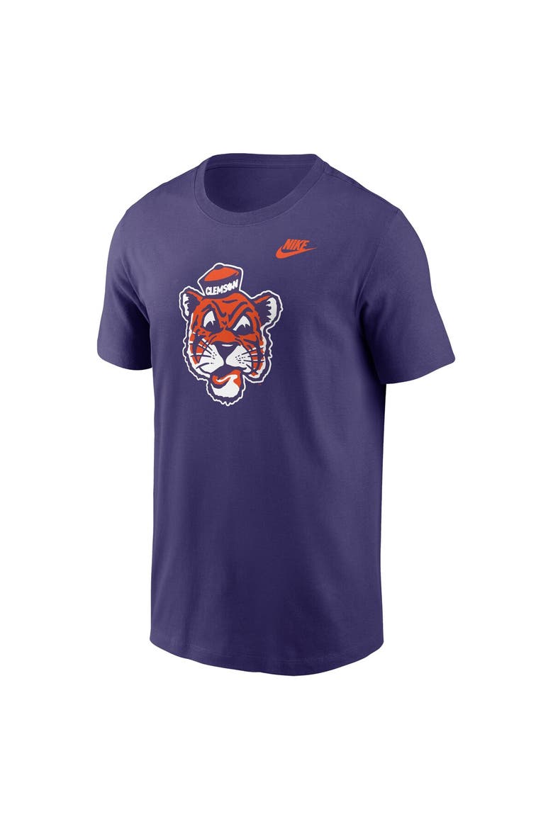 Men's Nike Purple Clemson Tigers Legacy Alternate Logo T-Shirt, Alternate, color, Purple