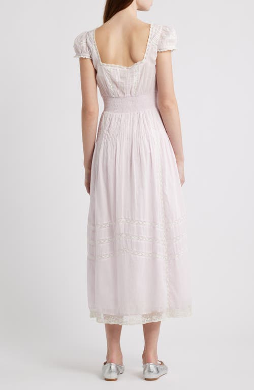 Loveshackfancy Suvi Lace Puff Sleeve Maxi Dress In White