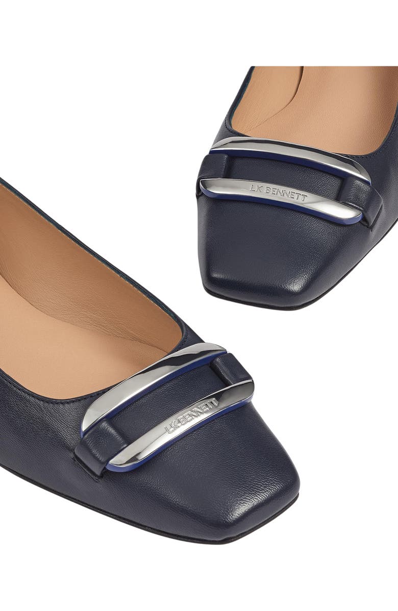 LK Bennett Cayden Square Toe Flat, Alternate, color,