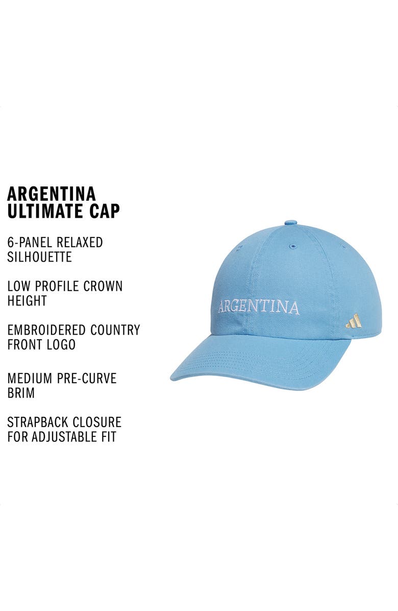 adidas Argentina Ultimate Cap, Alternate, color, 