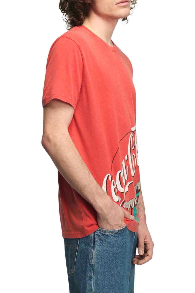 Coca-Cola®, Alternate, color, FIERY RED
