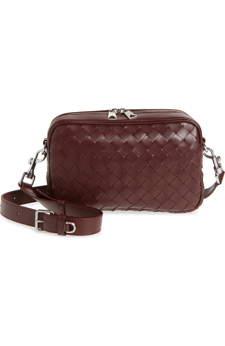 Bottega Veneta Small Classic Intrecciato Leather Camera Bag, Main, color,