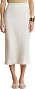 Lauren Ralph Lauren Linen Midi Pencil Skirt