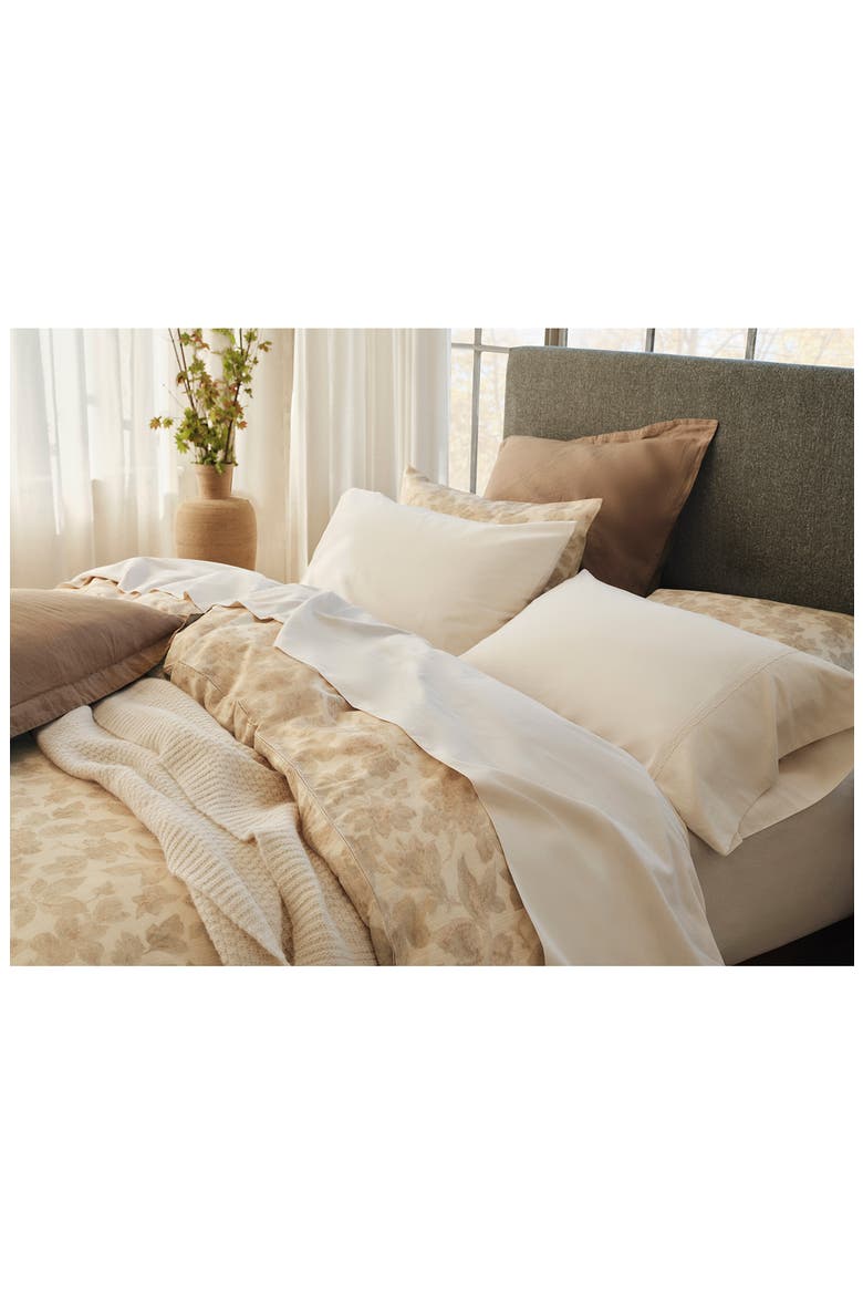 Cloud Soft Set of 2 Organic Cotton Sateen Pillowcases, Alternate, color, UNDYED SCALLOPED