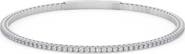 Bliss Diamond 1Ct Diamond Flexible Oval Bangle Women's Bracelet 14k Gold Lab Grown