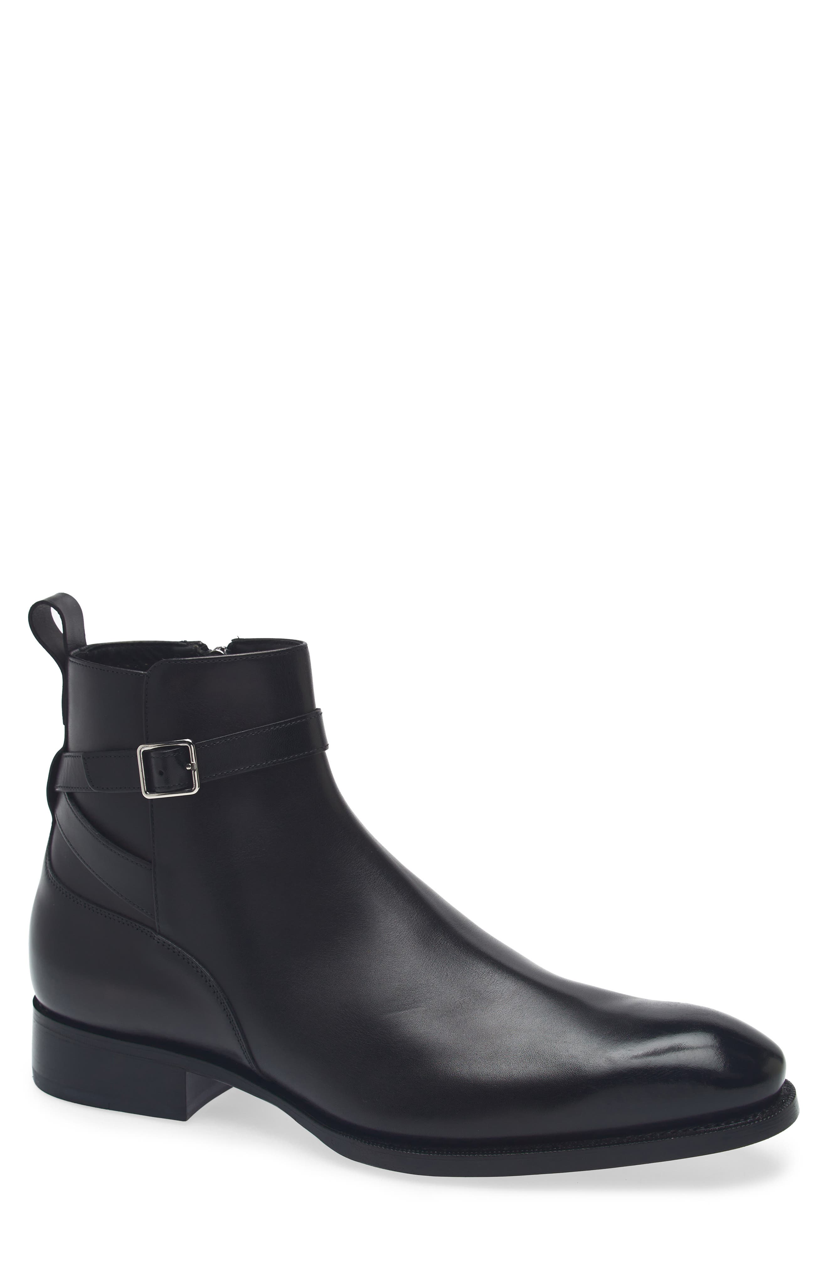 BOSS Rill Side Zip Boot, Main, color, Black
