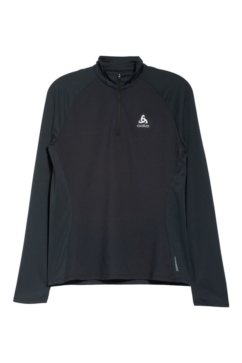Cerarmiwarm Element Midlayer Top, Alternate, color, BLACK