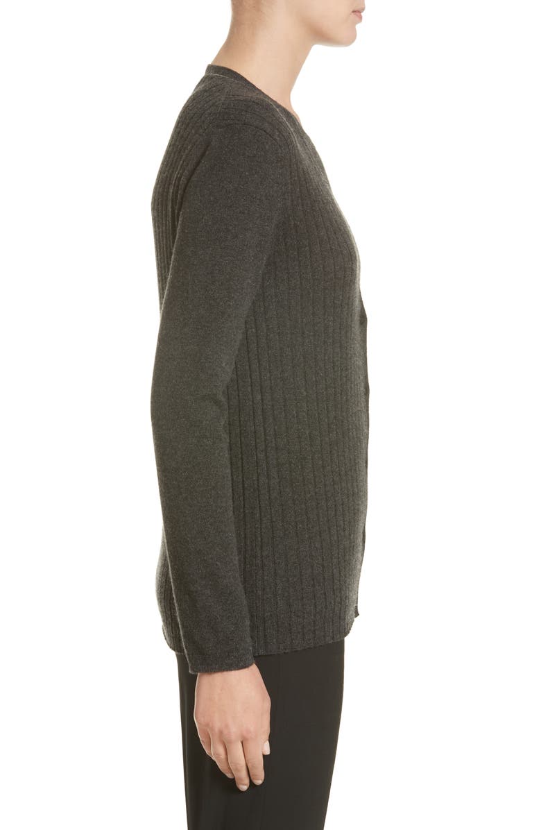Lafayette 148 New York Chain Detail Cashmere Cardigan, Alternate, color,