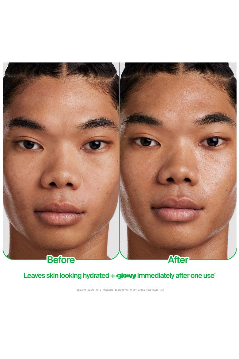 Superfood Skin Drip Smooth + Glow Barrier Serum with Peptides + Niacinamide, Alternate, color, GREEN