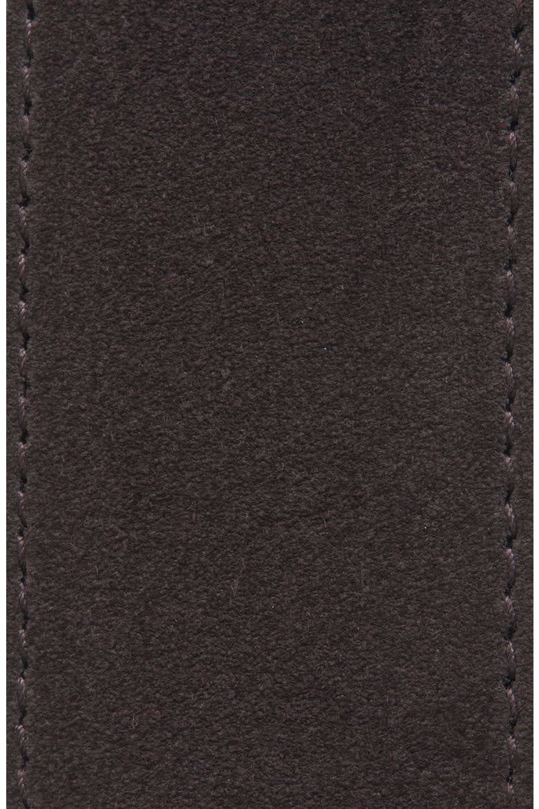 Marcela Suede Belt, Alternate, color, ESPRESSO W/ GOLD BUCKLE