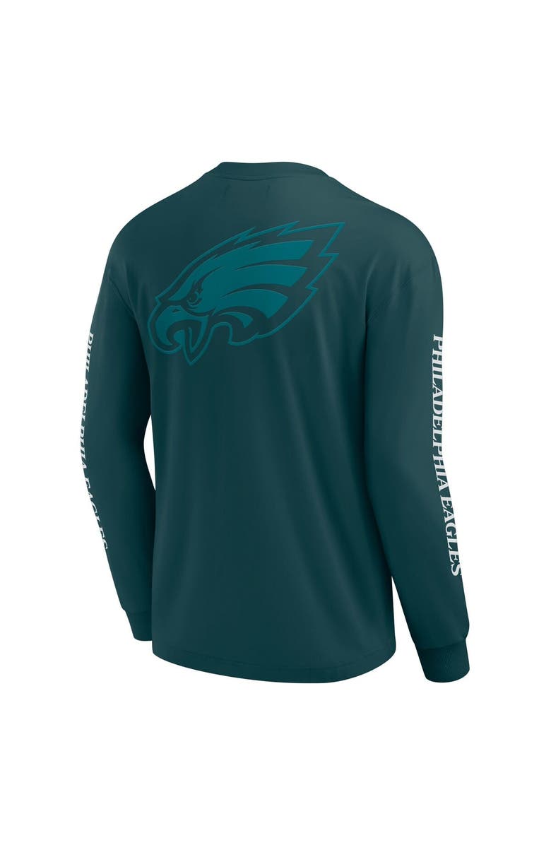 FANATICS Unisex Fanatics  Midnight Green Philadelphia Eagles Elements Strive Long Sleeve T-Shirt, Alternate, color, Green