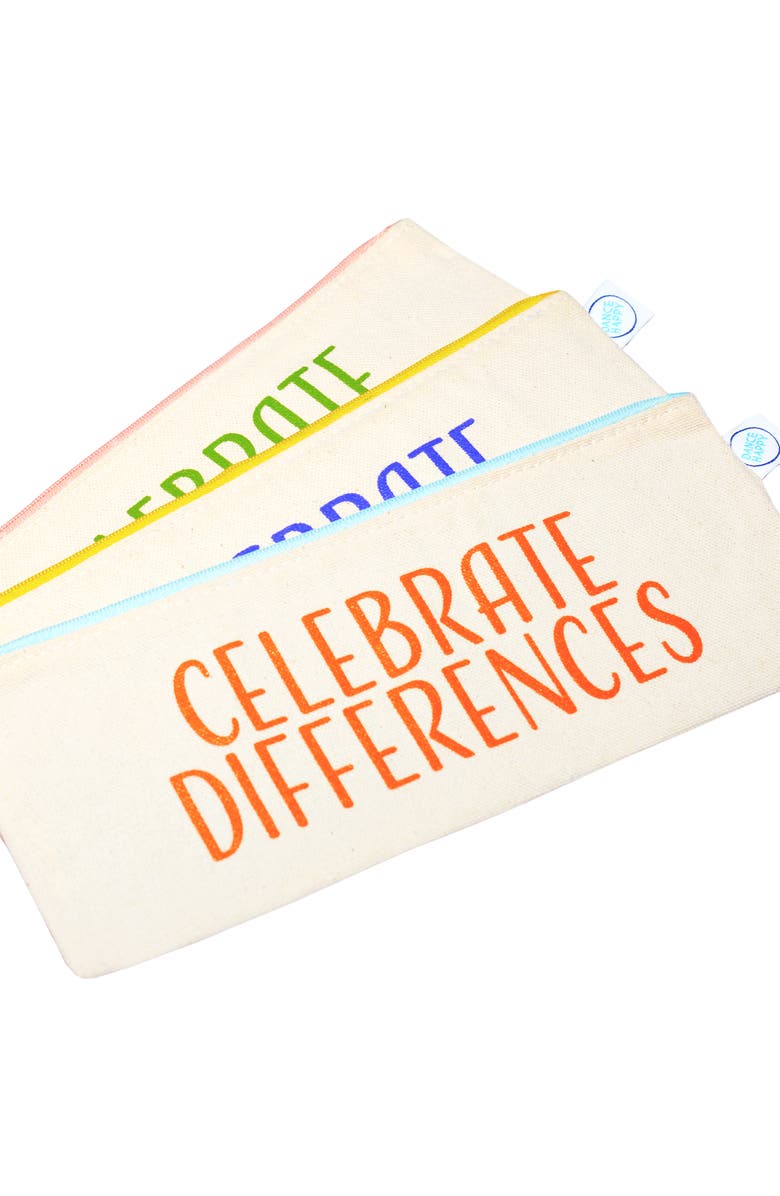 Dance Happy Celebrate Differences pencil case, Alternate, color,