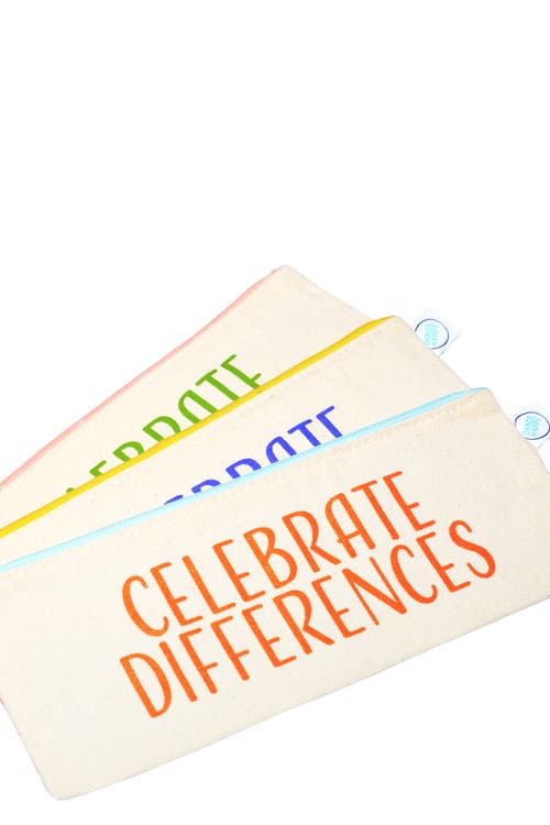 DANCE HAPPY DANCE HAPPY CELEBRATE DIFFERENCES PENCIL CASE