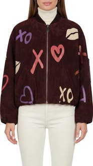 GORSKI Genuine Metis Suede Bomber Zip Jacket