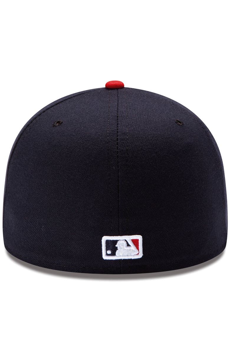 New Era Men's New Era Navy/Red Atlanta Braves Home Authentic Collection On-Field 59FIFTY Fitted Hat, Alternate, color,