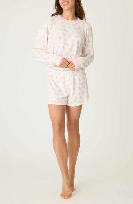 PJ Salvage Print Waffle Knit Short Pajamas