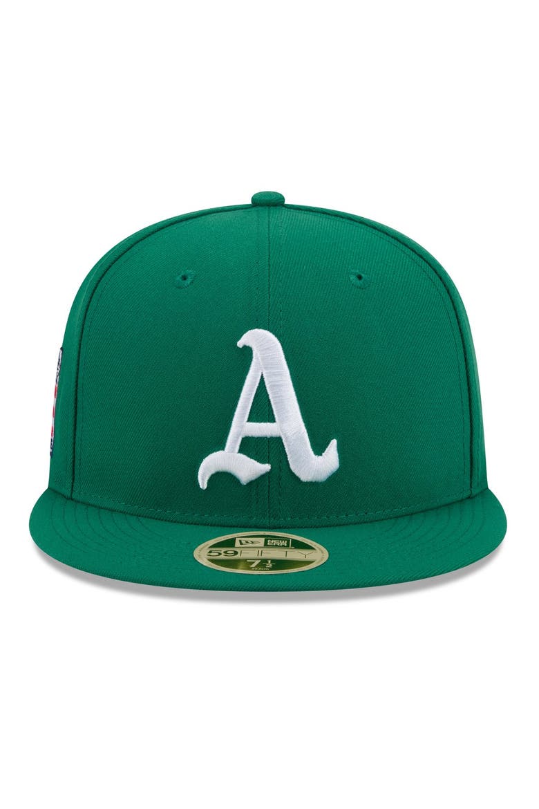 Men's New Era Green Athletics 2026 Baseball Hall of Fame 59FIFTY Fitted Hat, Alternate, color, Kelly Green