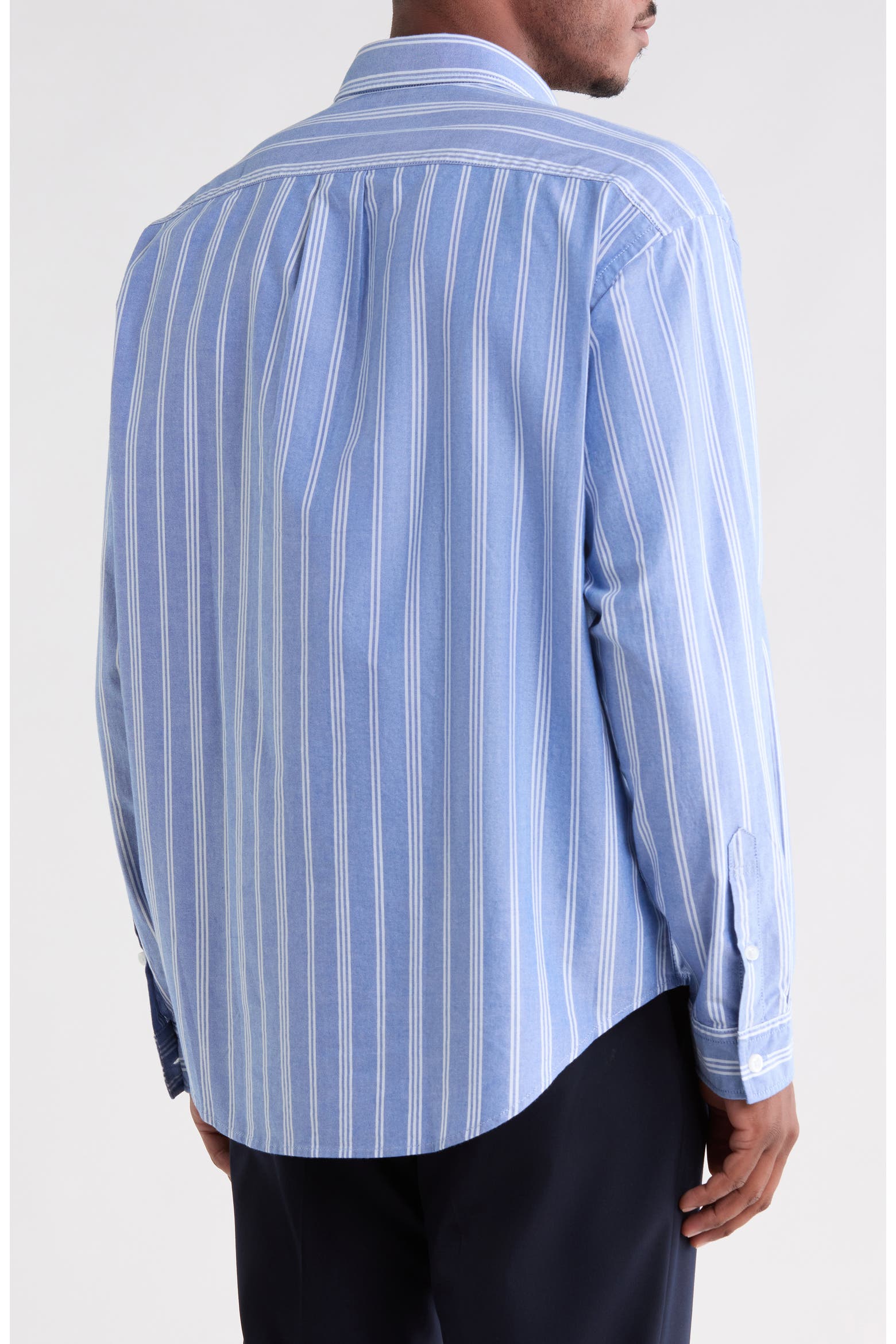 Hugo Ebill HUGO Ebill Stripe Cotton Oxford Button-Down Shirt (Men) | Nordstromrack