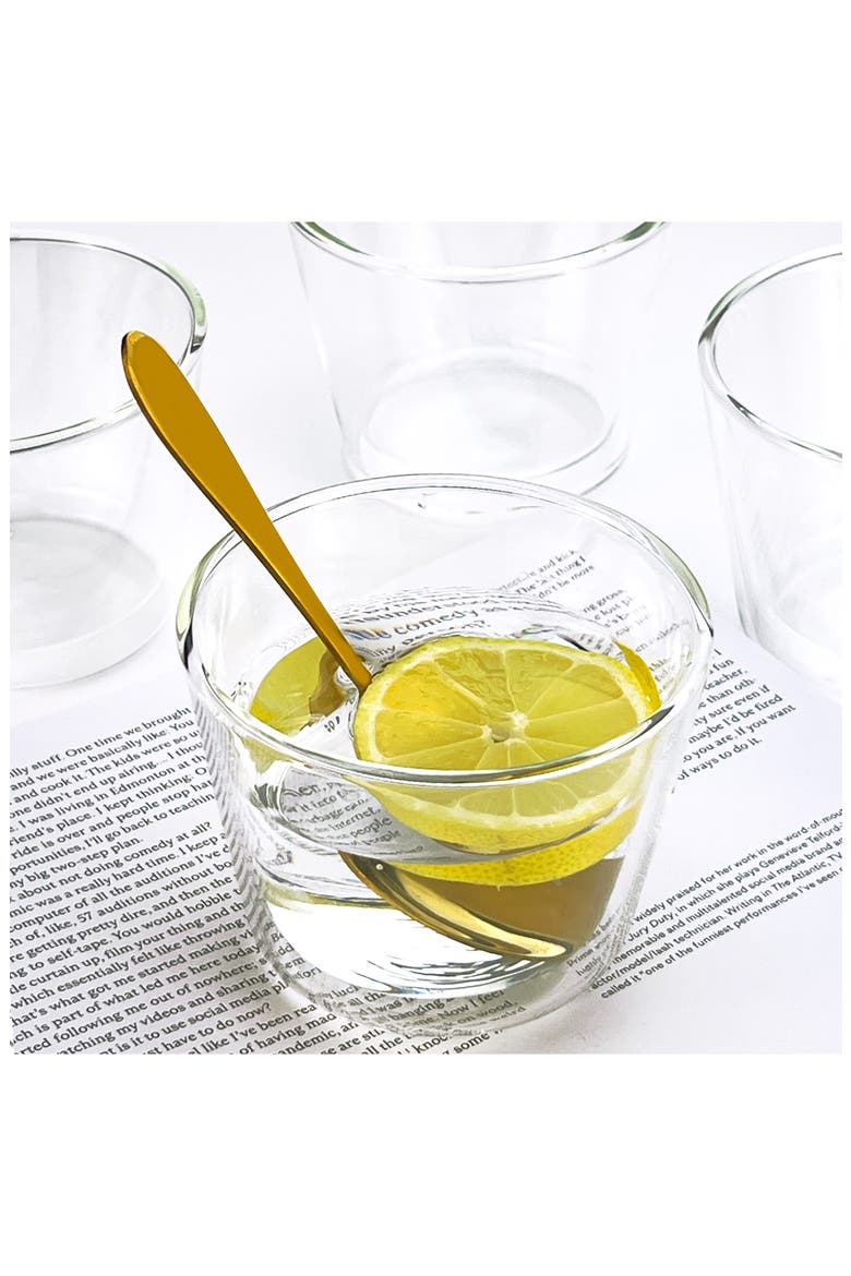Rocks Set of 4 Glasses, Alternate, color, CLEAR