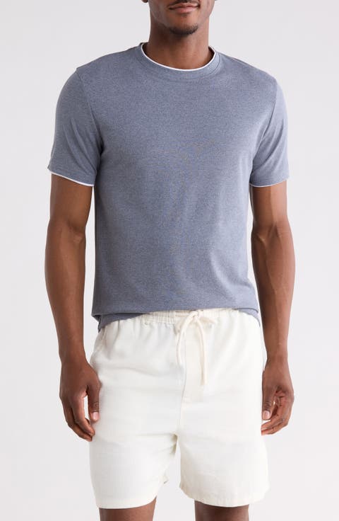 Textured Crewneck T-Shirt