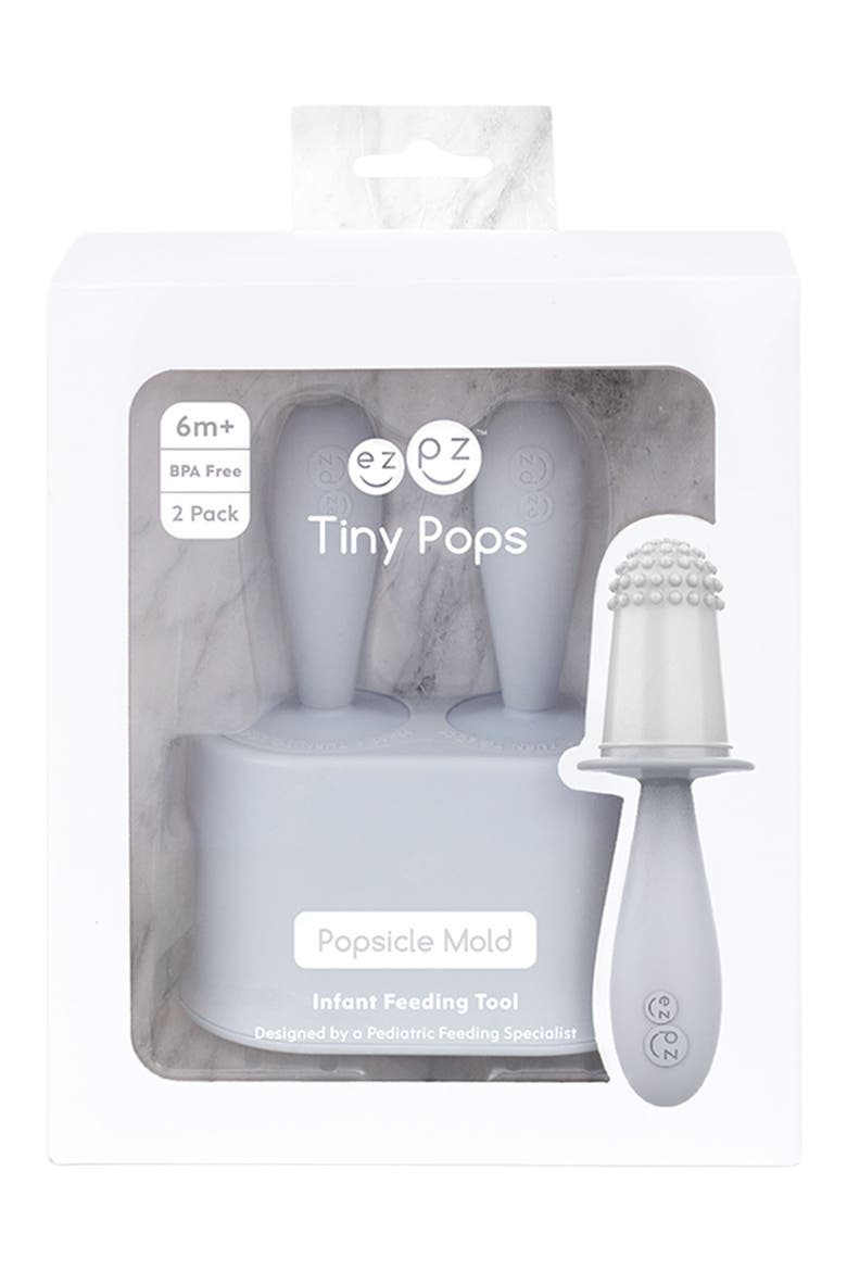 Tiny Pops Silicone Ice Pop Molds, Alternate, color, PEWTER