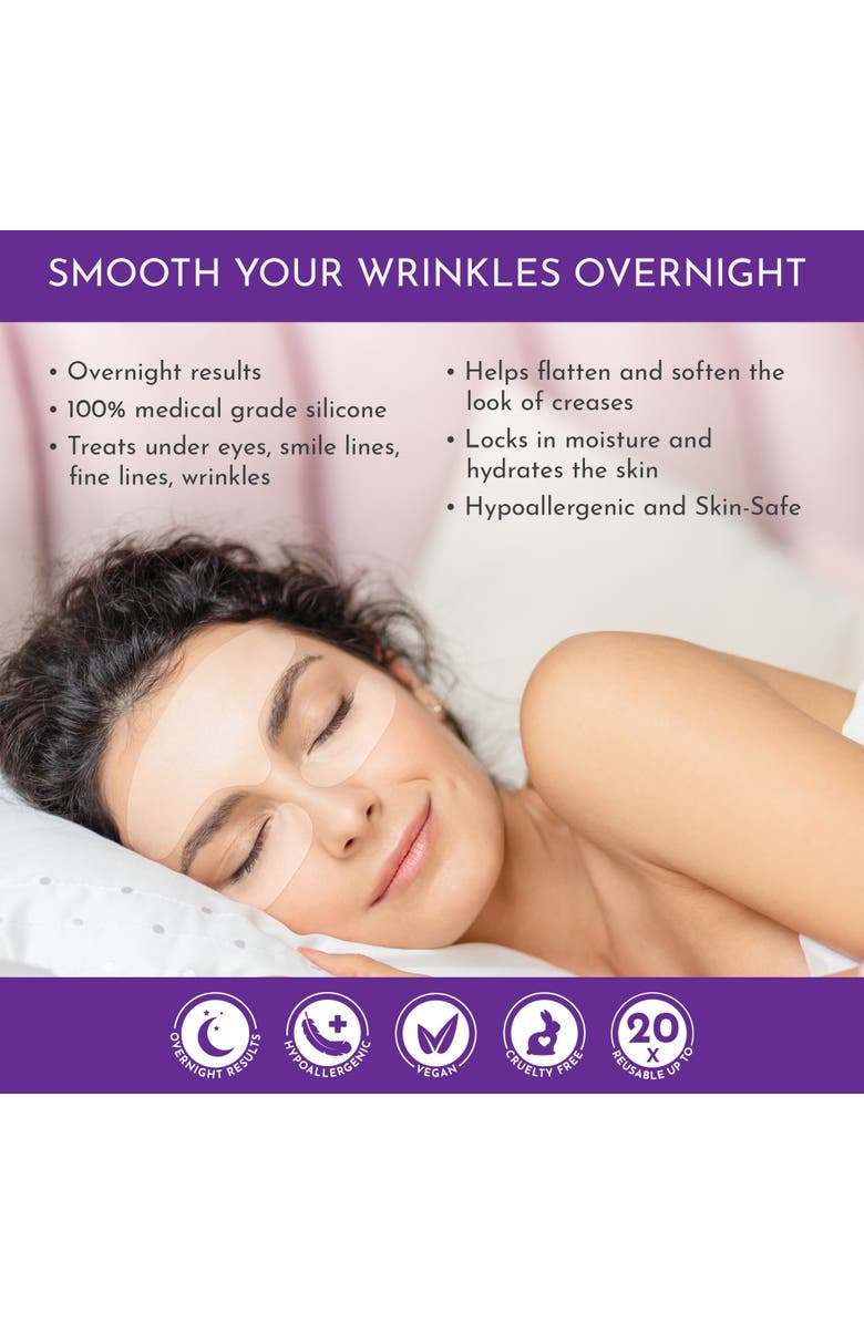 TRULY CLEAR Wrinkle Patches, 3pcs, Alternate, color, Multicolored