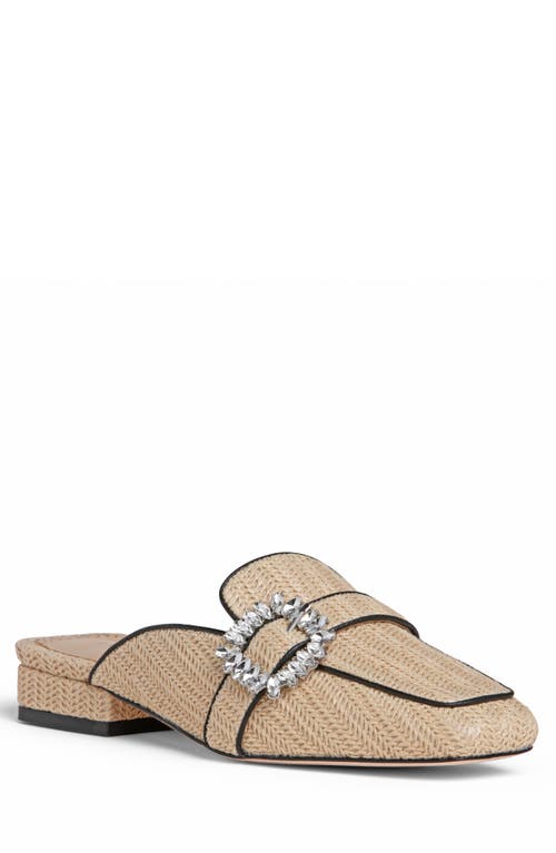 Allegra James Anais Raffia Slide In Natural