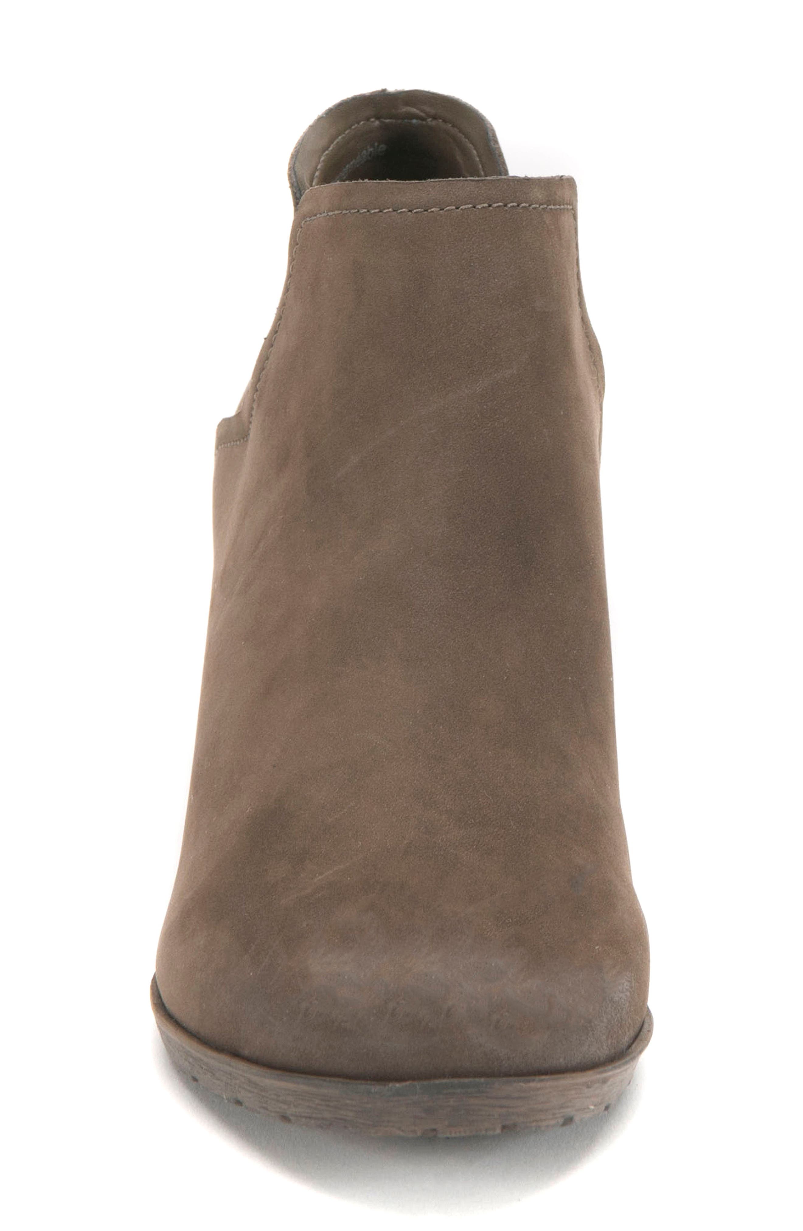 Victoria Waterproof Cutout Bootie, Alternate, color, TAUPE NUBUCK