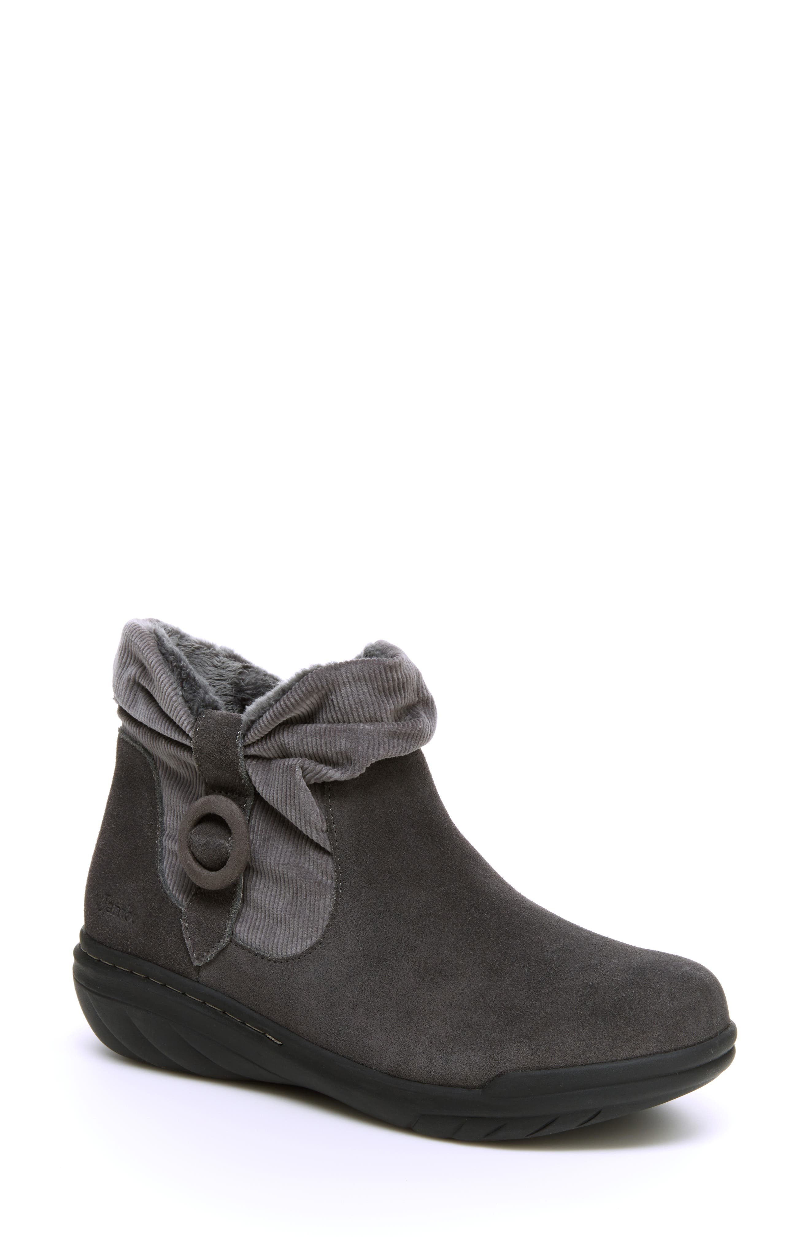 Hickory Faux Fur Lined Bootie, Main, color, GREY